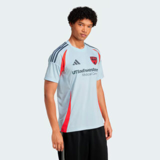Men's FC Dallas adidas 2025 The Inferno Kit Jersey - Light Blue