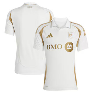 Men's LAFC adidas 2025 Secondary Jersey - White
