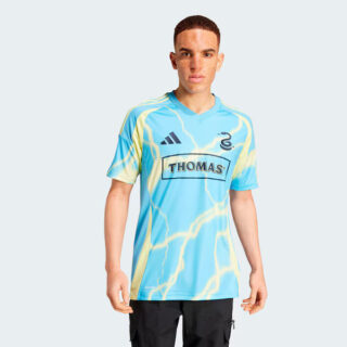 Men's Philadelphia Union adidas 2025 The Voltage Kit Jersey - Blue