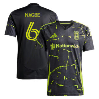 Men's Darlington Nagbe Columbus Crew #6 adidas 2025 The Goosebumps Kit Player Jersey - Black