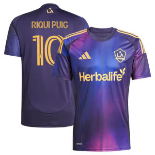 Men's Riqui Puig LA Galaxy #10 adidas 2025 RIZON Player Jersey - Navy