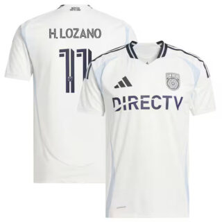 Men's Hirving Lozano #11 adidas 2025 Woven Into One Player Jersey - White