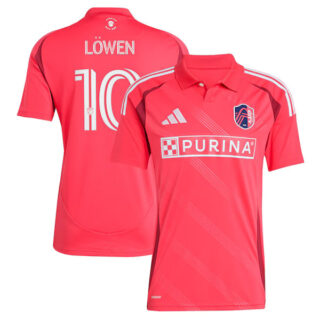 Men's Eduard Lowen St. Louis City SC #10 adidas 2025 Forever CITY Red Player Jersey - Red