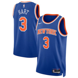 Women's Josh Hart New York Knicks #3 Swingman Player Jersey - Icon Edition - Blue