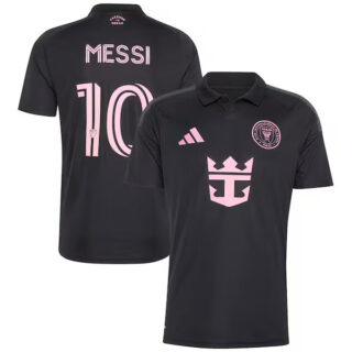 Men's Lionel Messi Inter Miami CF #10 adidas 2026 Presagio Jersey - Black