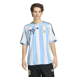 Men's Lionel Messi Argentina National Team adidas 2006 Bringback Home Jersey - White
