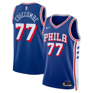Women's V. J. Edgecombe Philadelphia 76ers #77 2025 NBA Draft First Round Pick Swingman Jersey - Icon Edition - Royal