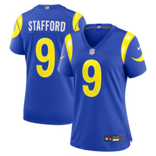 Women's Matthew Stafford Los Angeles Rams #9 Game Jersey - Royal