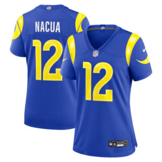 Women's Puka Nacua Los Angeles Rams #12 Game Jersey - Royal