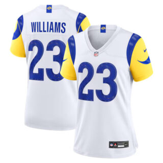 Women's Kyren Williams Los Angeles Rams #23 Game Jersey - White