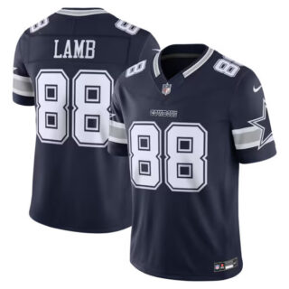 CeeDee Lamb Dallas Cowboys #88 Vapor F.U.S.E. Stitched Limited Jersey - Navy