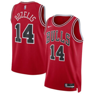 Women's Matas Buzelis Chicago Bulls #14 Swingman Player Jersey - Icon Edition - Red