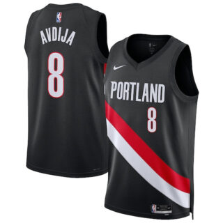Women's Deni Avdija Portland Trail Blazers #8 Swingman Jersey - Icon Edition - Black