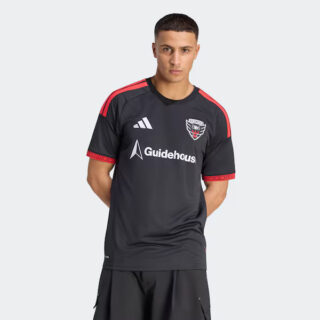 Men's D.C. United adidas 2026 Black-and-Red Kit Jersey - Black