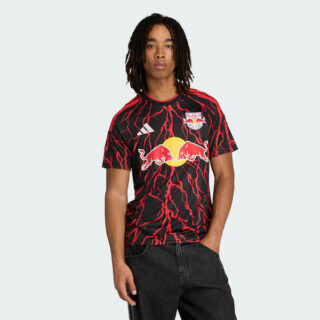 Men's New York Red Bulls adidas 2026 The Rooted Kit Jersey - Black