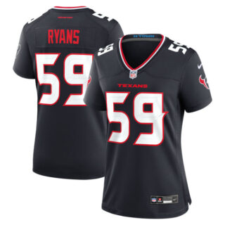 Women's DeMeco Ryans Houston Texans #59 Team Retired Game Jersey - Navy