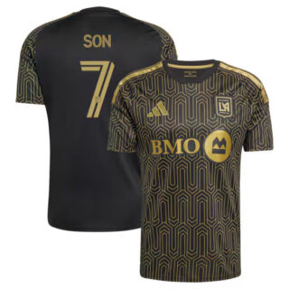 Men's Son Heung-Min LAFC #7 adidas 2026 Primary Kit Jersey - Black
