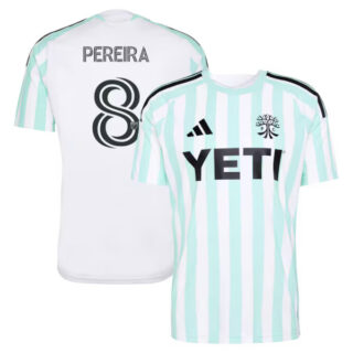 Men's Daniel Pereira Austin FC #6 adidas 2026 The Rooted Kit Jersey - White