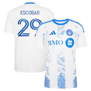 Men's Franco Escobar CF Montreal #2 adidas 2026 The Procure Jersey Jersey - White