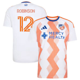 Men's Miles Robinson FC Cincinnati #12 adidas 2026 The Seven Hills Kit Jersey White