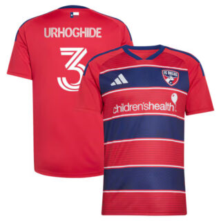 Men's Osaze Urhoghide FC Dallas #5 adidas 2026 DNA Kit Jersey Red