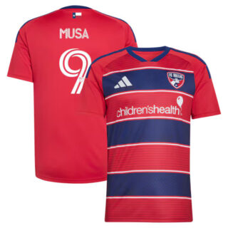Men's Petar Musa FC Dallas #9 adidas 2026 DNA Kit Jersey Red