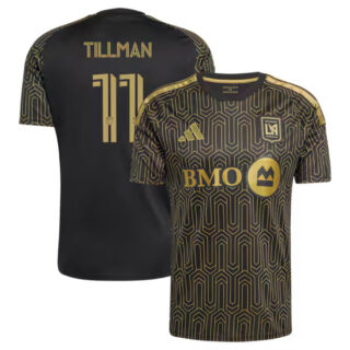 Men's Timothy Tillman LAFC #11 adidas 2026 Primary Kit Jersey - Black