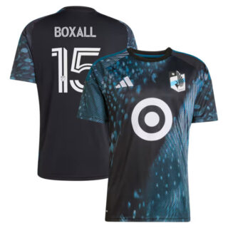 Men's Michael Boxall Minnesota United FC #15 adidas 2026 The Decade Kit Jersey - Black