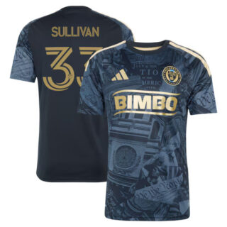 Men's Quinn Sullivan Philadelphia Union #33 adidas 2026 1776 Kit Jersey - Navy