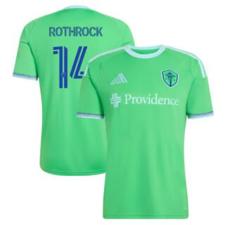 Men's Paul Rothrock Seattle Sounders FC #14 adidas 2026 The Evergreen State Kit Jersey - Rave Green