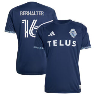 Men's Sebastian Berhalter Vancouver Whitecaps FC #16 adidas 2026 The Coastal Jersey Jersey Blue