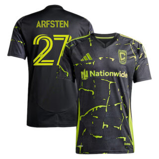Men's Maximilian Arfsten Columbus Crew #27 adidas 2025 The Goosebumps Kit Jersey - Black