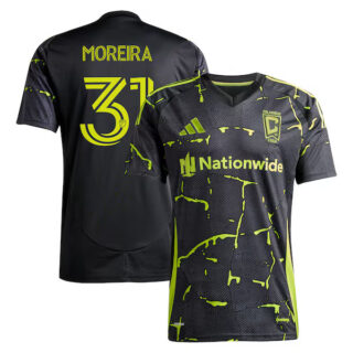 Men's Steven Moreira Columbus Crew #31 adidas 2025 The Goosebumps Kit Jersey - Black