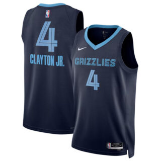 Women's Walter Clayton Jr. Memphis Grizzlies #4 Swingman Jersey - Icon Edition - Navy