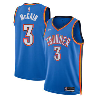 Women's Jared McCain Oklahoma City Thunder #3 Swingman Jersey - Icon Edition - Blue