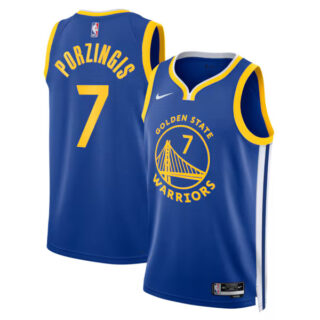 Women's Kristaps Porzingis Golden State Warriors #7 Swingman Jersey - Icon Edition - Royal