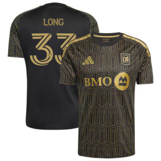 Men's Aaron Long LAFC #33 adidas 2026 Primary Kit Jersey - Black