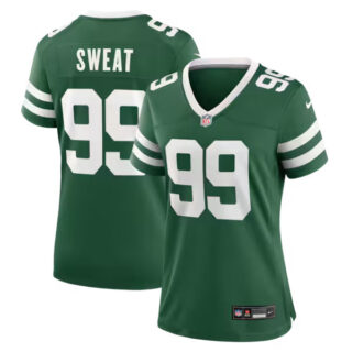 Women's T'Vondre Sweat New York Jets #99 Team Game Jersey - Legacy Green