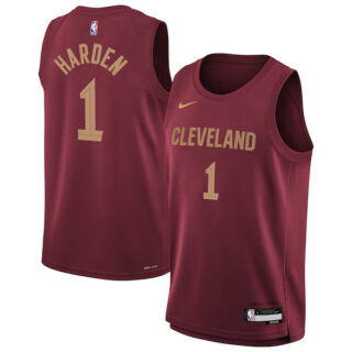 Youth James Harden Cleveland Cavaliers #1 Swingman Jersey - Icon Edition - Wine
