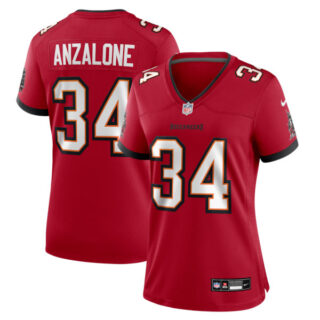 Women's Alex Anzalone Tampa Bay Buccaneers #34 Team Game Jersey - Red