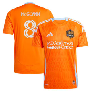 Men's Jack McGlynn Houston Dynamo FC #16 adidas 2025 Season 20 Jersey - Orange