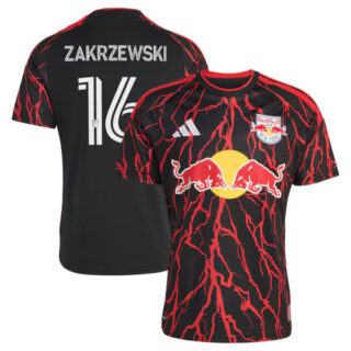 Men's Julian Hall New York Red Bulls #16 adidas 2026 The Rooted Kit jersey - Black