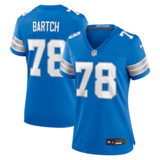 Women's Ben Bartch Detroit Lions #78 Team Game Jersey - Blue