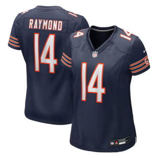 Women's Kalif Raymond Chicago Bears #14 Team Game Jersey - Navy