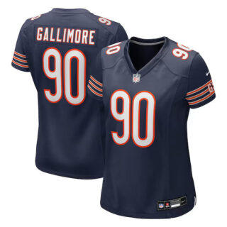 Women's Neville Gallimore Chicago Bears #90 Team Game Jersey - Navy