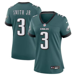 Women's Nolan Smith Jr. Philadelphia Eagles #3 Team Game Jersey - Midnight Green