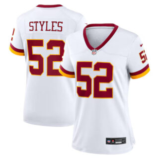Women's Sonny Styles Washington Commanders #52 Game Super Bowl Era Jersey - White