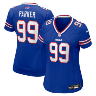 Women's T.J. Parker Buffalo Bills #99 Team Game Jersey - Royal
