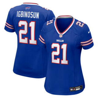 Women's Davison Igbinosun Buffalo Bills #21 Team Game Jersey - Royal
