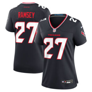 Women's Kamari Ramsey Houston Texans #27 Team Game Jersey - Navy